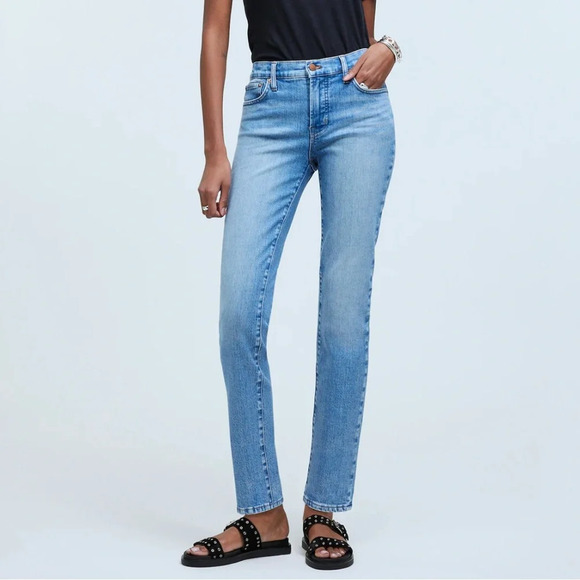 Madewell Curvy Roadtripper Stovepipe Jeans Size 24P/0-2US. Perfect vintage Jean. - Picture 1 of 8